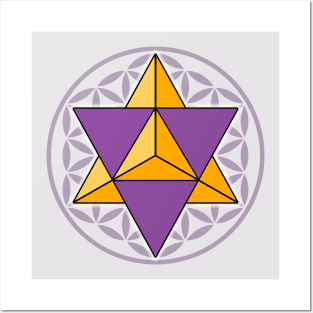 Merkaba and Flower of Life Posters and Art